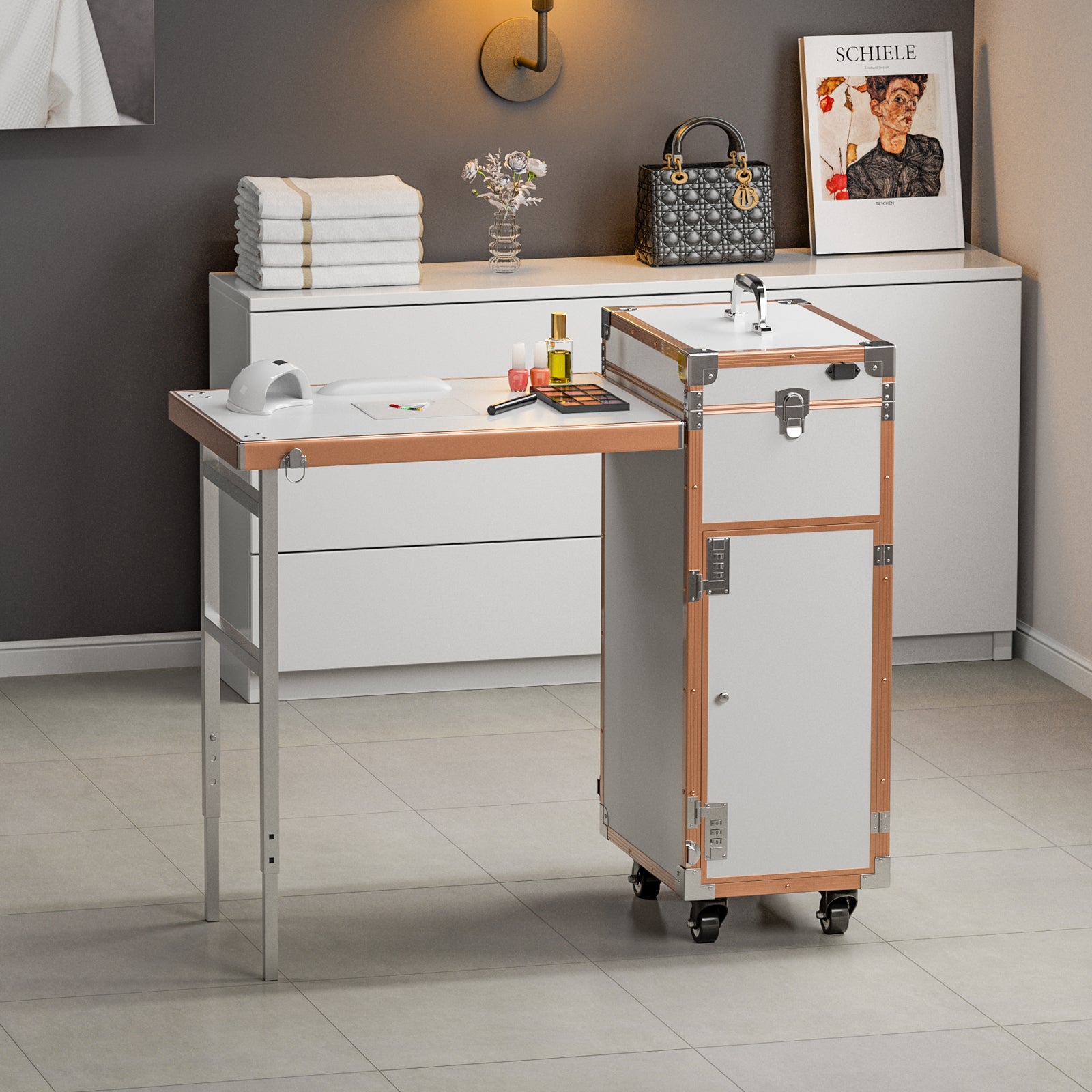 Manicure Station Train Case