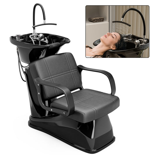 Backwash Shampoo Station w/Adjustable Sink