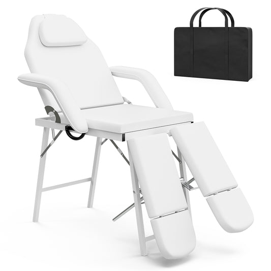 Split Leg Retractable Portable Massage Tattoo Chair