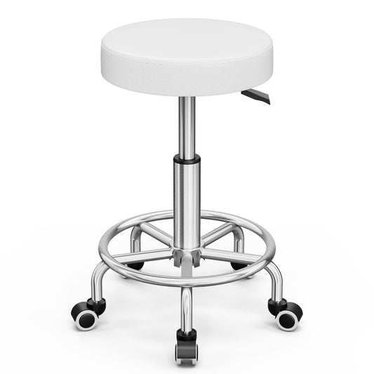 Circular 360 degree rotating height adjustable stool